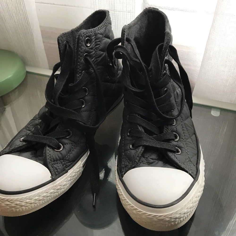 Fleece Lined Quilted Converse (9)